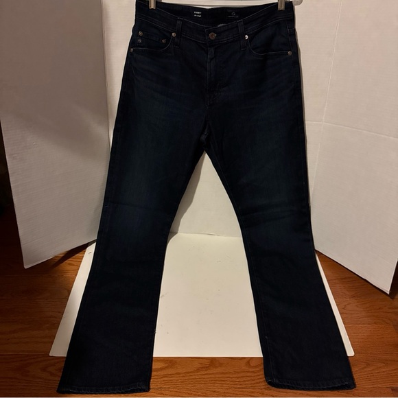 NWT AG Adriano Goldschmied Jeans Mens Dark Blue The Everett Slim Straight 32x32
